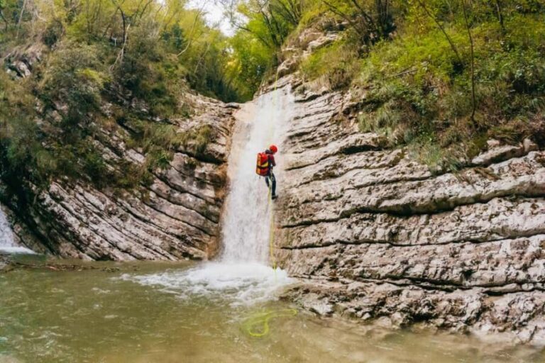From Tignale, Lake Garda: Beginner-Friendly Canyoning Tour - The 3-Hour Flow: From Meeting Point to Canyon Action