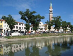 Full-Day Venice to Padua Burchiello Brenta Riviera Boat Cruise - La Malcontenta: your first villa stop on the Brenta