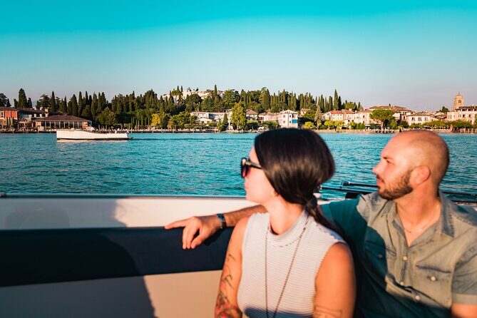 Lake Garda Sunset Cruise from Sirmione with Prosecco - Maria Callas Palace and the SPA Side of Sirmione