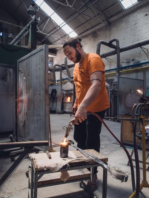Murano: Glassblowing Workshop for Beginners - The Hot Glass Part: Heat, Safety Sleeve, and Who Should Skip