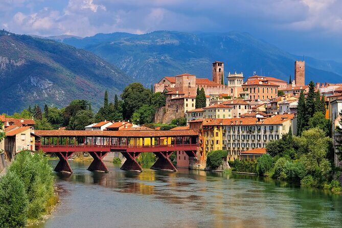 Private Prosecco , Hilltowns & Palladian Villa Tour from Venice - Bassano del Grappa: time for the bridge, shops, and grappa