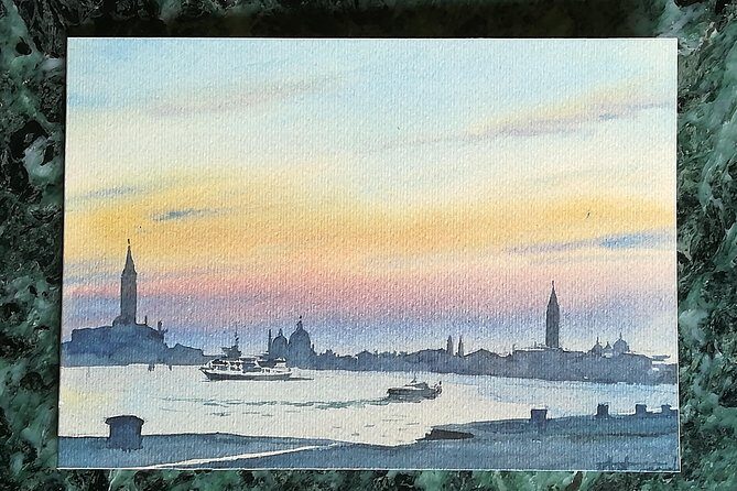 Venetian Watercolors Painting Workshop at the Historic Art Circle - How the 90 minutes unfold: sketch first, then paint with confidence