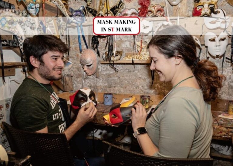Venice: Carnival Mask Decoration Class at Casanova Prisons - Getting There From St Mark’s Square: Don’t Show Up Late