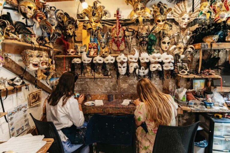 Venice: Carnival Mask Workshop - Choosing your mask form: where personalization really starts