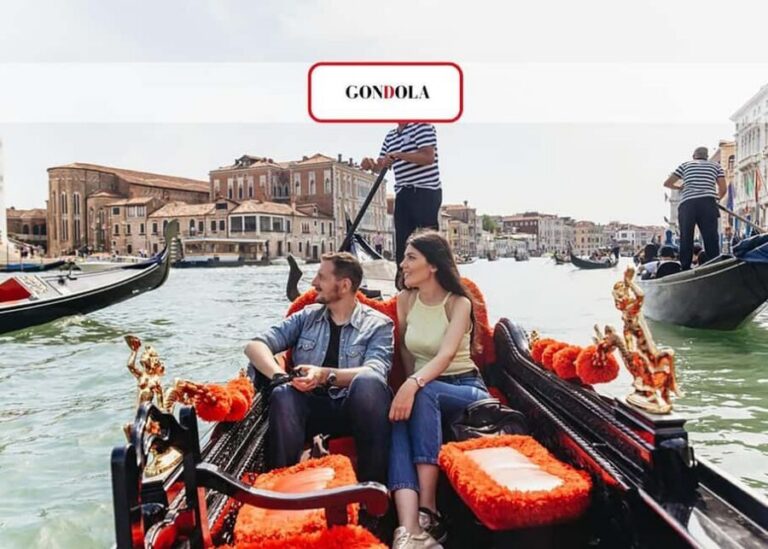 Venice: Grand Canal Gondola Ride with App Commentary - The 15-minute gondola walk: faster orientation, less guesswork