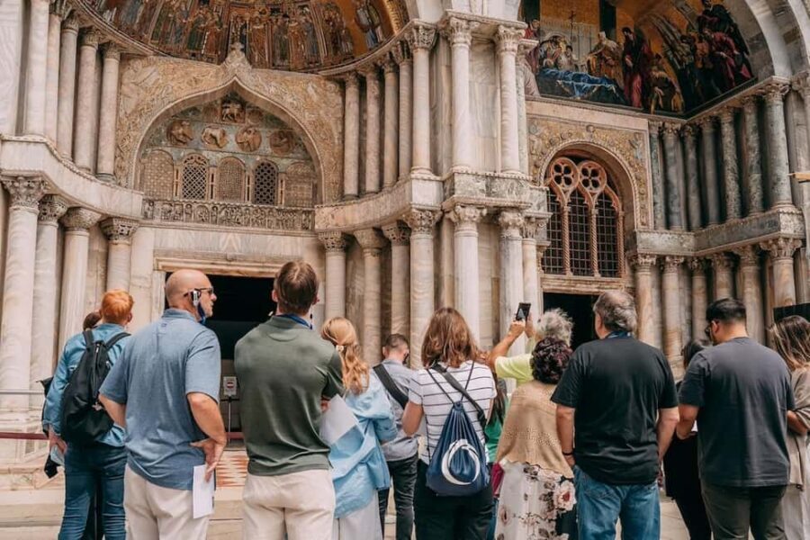 Venice: St Mark's Basilica Small-Group Tour with Terrace - Inside St Mark’s Basilica: mosaics, symbols, and how the guide uses time