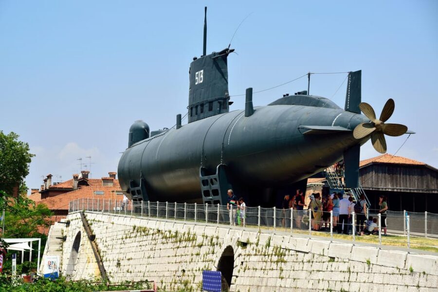 Venice, Submarine Enrico Dandolo and Naval History Museum - Venice Arsenal: where the Enrico Dandolo is hiding